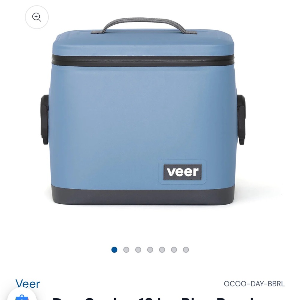 Blue Storage Cooler